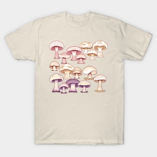 Mushroom Pattern T-Shirt